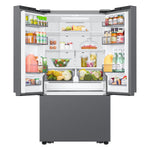 Samsung Counter-Depth Mega Capacity 27-cu ft 3 -Door 36-in Wide Smart Compatible French Door Refrigerator with Dual Ice Maker ( Fingerprint Resistant Stainless Look ) ENERGY STAR Certified