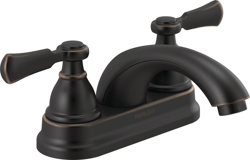 Peerless Elmhurst Two-Handle Centerset Bath Faucet in Oil Rubbed Bronze