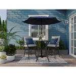Style Selections 7.5-ft Steel Navy Push-button Tilt Market Patio Umbrella, UCS181A-NY  #4097302 *JR2509, Retail: $59.00, FINAL PRICE: $37.99 + TAX