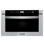 ZLINE KITCHEN & BATH 23.5-in 1.2-cu ft 1000 -Watt Microwave Drawer ( Stainless Steel, Modern Handle )