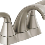 Peerless Parkwood Two Handle Centerset Lavatory Faucet in Brushed Nickel, P2535LF-BN, MRSP: $221.3, FINAL PRICE: $ + TAX