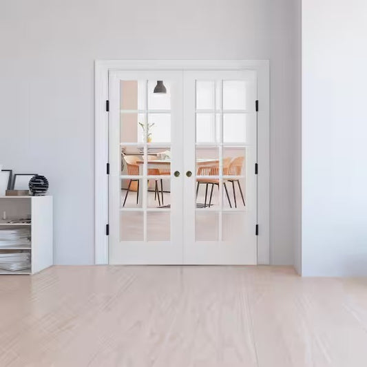 Jeldwen Interior Double Prehung Door with Grid 56x80 ,*HD2501 #7