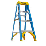 Werner FS100 4-ft ( 8-ft Reach Height ) Fiberglass Type 1 - 250 lbs. Load Capacity Step ladder