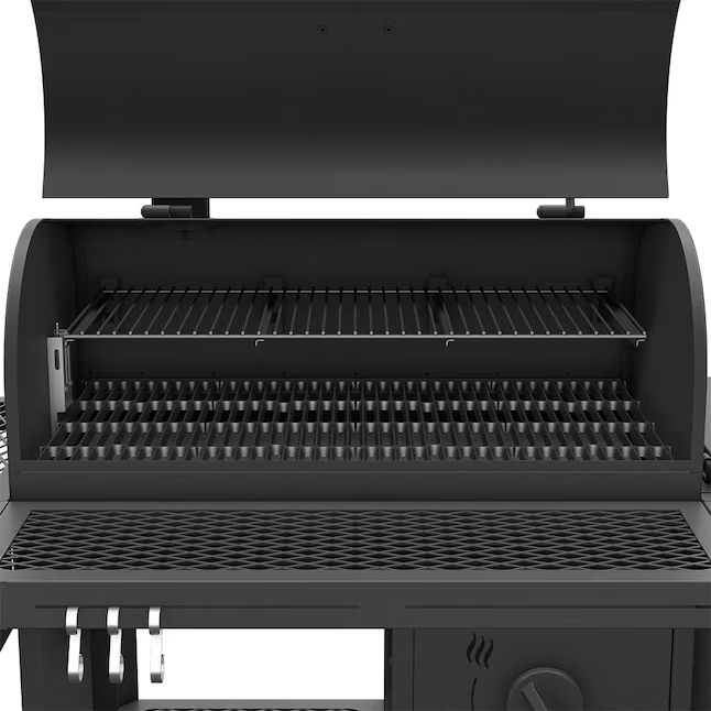 Oklahoma Joe's Tahoma Gravity Feed 900-Sq. in Black Horizontal Charcoal Smoker, 24203104 *JR2509, Retail: $799.99, FINAL PRICE: $429.99 + TAX