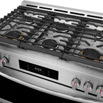Frigidaire Gallery 36-in 6 burners 4.6-cu ft Air Fry Convection Oven Slide-In Natural Gas Range (