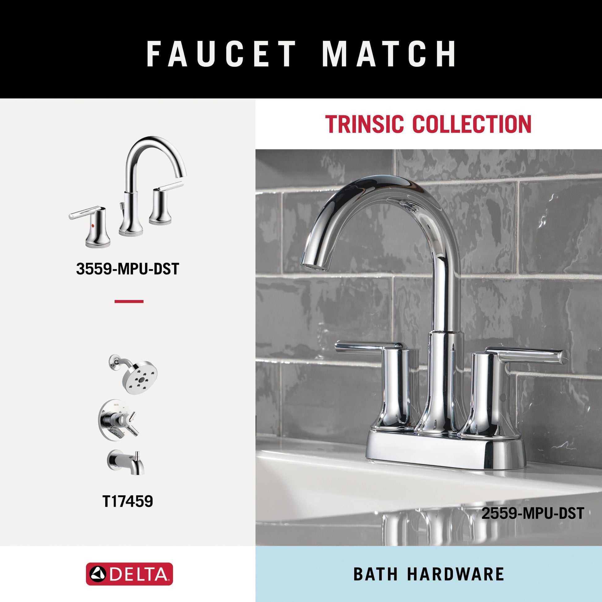 Delta Trinsic 24-Inch Towel Bar in Chrome, 759240, MRSP: $89.9, FINAL PRICE: $ + TAX
