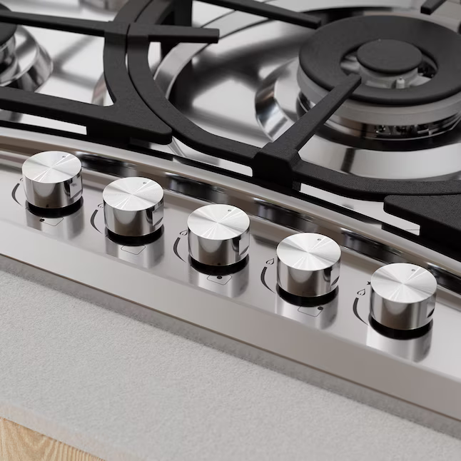 Empava 36-in 5 burners Stainless Steel Gas Cooktop, EMPV-36GC22, Retail: $522.12, FINAL PRICE: $299.99 + TAX