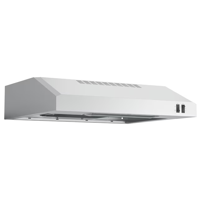GE 24-in Ducted 200-CFM Stainless Steel Under Cabinet Range Hood, JVX3240SJSS *JR2501