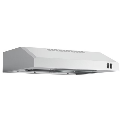 GE 24-in Ducted 200-CFM Stainless Steel Under Cabinet Range Hood, JVX3240SJSS *JR2501