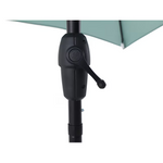 Style Selections 7.5-Feet Steel Green Push-button Tilt Market Patio Umbrella, UCS18102A-11  #5462186 *JR2509, Retail: $59.00, FINAL PRICE: $37.99 + TAX