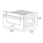 Luxury ZLINE KITCHEN & BATH 29.75-in 1.2-cu ft 1000 -Watt Microwave Drawer ( Stainless Steel )