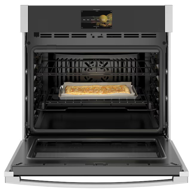 GE Profile 30-in Smart Compatible Single Electric Wall Oven with Air Fry True Convection and Self + Steam Cleaning (Stainless Steel), PTS7000SNSS *HD2507, Retail: $3,499.00, FINAL PRICE: $1,199.99 + TAX