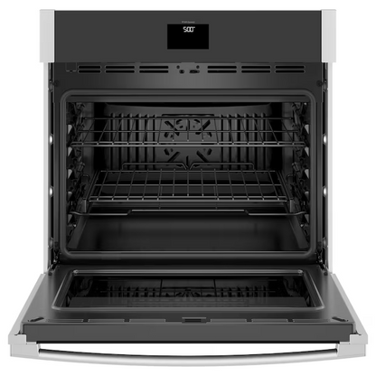 GE 30-in Smart Single Electric Wall Oven True Convection Self-cleaning (Stainless Steel)