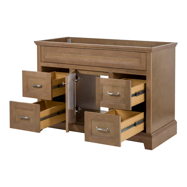 Summit Lane Merrill 48-in Desert Beige Bathroom Vanity Base Cabinet with CustomTop, W027848P1-SD  #5502052 *JR2510, Retail: $799.00, FINAL PRICE: $699.99 + TAX