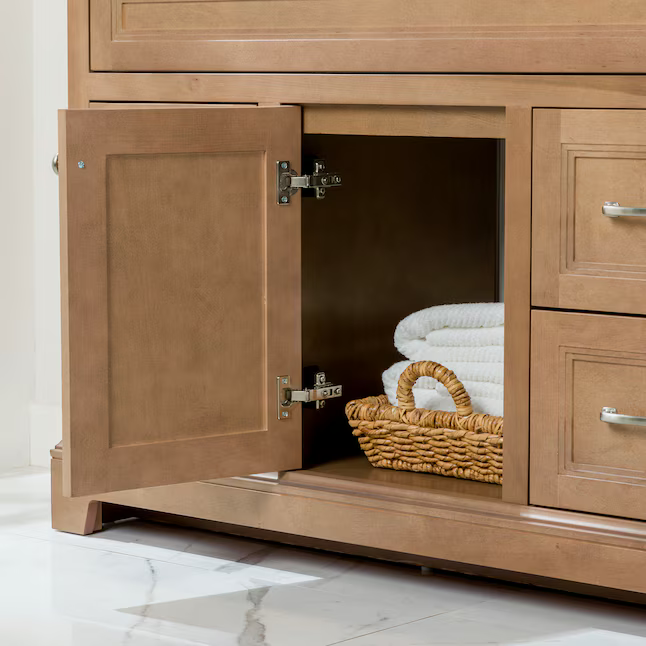 Summit Lane Merrill 48-in Desert Beige Bathroom Vanity Base Cabinet with CustomTop, W027848P1-SD  #5502052 *JR2510, Retail: $799.00, FINAL PRICE: $699.99 + TAX