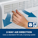 GE Small Room Window Air Conditioner , Remote Included ( 115-Volt , 6000-BTU )