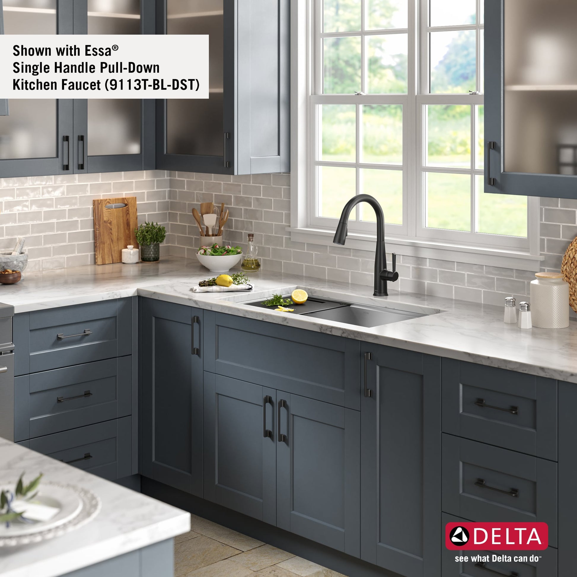 Delta Rivet Undermount 33-in x 19-in Stainless steel Double equal bowl 16 -Gauge Workstation Kitchen Sink
