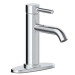 Alpine Reserve Harlow Polished Chrome Single Hole 1-handle WaterSense Mid-arc Residential Handle Bathroom Sink Faucet with Drain with Deck Plate, 67746W-6001 *JR2510, Retail: $59.00, FINAL PRICE: $49.99 + TAX