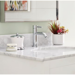 Alpine Reserve Harlow Polished Chrome Single Hole 1-handle WaterSense Mid-arc Residential Handle Bathroom Sink Faucet with Drain with Deck Plate, 67746W-6001 *JR2510, Retail: $59.00, FINAL PRICE: $49.99 + TAX
