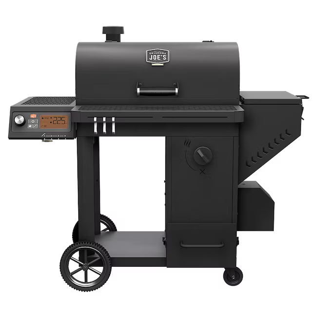 Oklahoma Joe's Tahoma Gravity Feed 900-Sq. in Black Horizontal Charcoal Smoker, 24203104 *JR2509, Retail: $799.99, FINAL PRICE: $429.99 + TAX