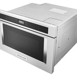 KitchenAid 23.87-in 1.2-cu ft 950 -Watt Microwave Drawer ( Stainless Steel ) Item #965231 |  Model #KMBD104GSS