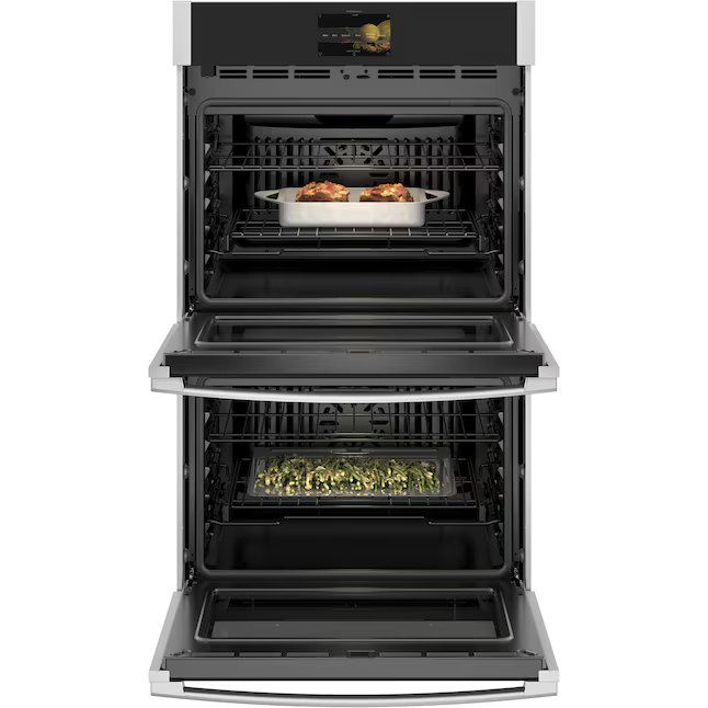 GE Profile 30-in Smart Compatible Double Electric Wall Oven with Air Fry Self + Steam Cleaning (Stainless Steel), PTD7000SNSS *HD2509, Retail: $4,699.00, FINAL PRICE: $1,999.99 + TAX