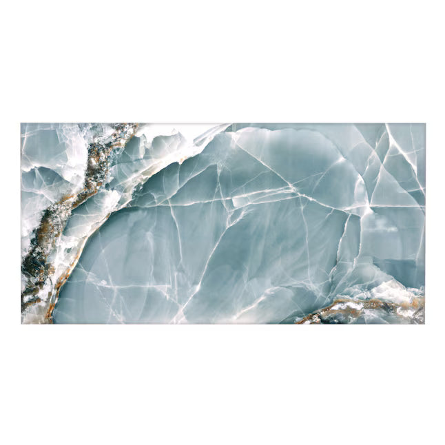 Ocean Onyx Green 24x48 Polished Tile, 9.4 mm, 60 lbs, 2 pcs, 15.5 sf, FINAL PRICE: $2.39/sf, $37.05/ bx