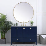 Ever Living Juliet 48-Inch Single Sink Vanity in Blue with a  Countertop, VF18048BL, FINAL PRICE: $699.99 + TAX [FBM-128]