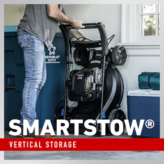 Toro Super Recycler with Personal Pace and Smart Stow 21-in Gas Self-propelled Lawn Mower with 163-cc Briggs and Stratton Engine, 21565 *JR2509, Retail: $819.00, FINAL PRICE: $539.99 + TAX