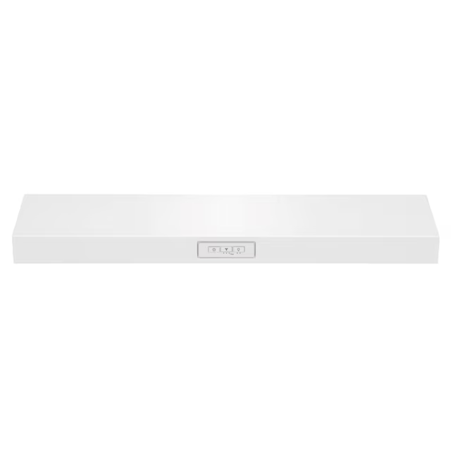 Frigidaire 30-in Convertible 220-CFM White Under Cabinet Range Hood with Charcoal Filter, FCVW3052AW *JR2512, Retail: $249.00, FINAL PRICE: $139.99 + TAX