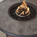 allen + roth Sedgebrook 42-in W 55000 Maximum BTUs Steel Round Liquid propane Fire pit