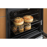 GE Profile 30-in Glass Top 5 burners 4.4-cu ft / 2.2-cu ft Air Fry Convection Oven Slide-In Double Oven Electric Range ( Fingerprint Resistant Stainless Steel )