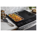GE Profile 30-in 5 burners 5.3-cu ft  Air Fry Convection Oven Slide-In Induction Range (Fingerprint Resistant Stainless Steel), PHS930YPFS *JR2512, Retail: $3,349.00, FINAL PRICE: $1,499.99 + TAX