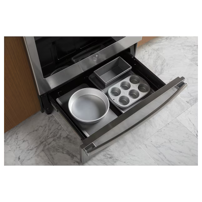 GE Profile 30-in 5 burners 5.3-cu ft  Air Fry Convection Oven Slide-In Induction Range (Fingerprint Resistant Stainless Steel), PHS930YPFS *JR2512, Retail: $3,349.00, FINAL PRICE: $1,499.99 + TAX