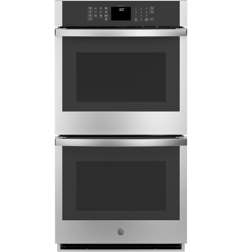 GE 27 inch Double Electric Wall Oven Self + Steam Cleaning ( Stainless Steel )