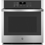 GE 27-in Smart Compatible Single Electric Wall Oven Self + Steam Cleaning (Stainless Steel), JKS3000SNSS *HD2509, Retail: $2,199.00, FINAL PRICE: $849.99 + TAX