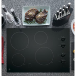 GE 30-in 4 burners Smooth Surface Black Electric Cooktop, JP3030DWBB *JR2512, Retail: $1,149.00, FINAL PRICE: $499.99 + TAX
