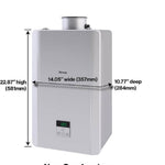 9.8-GPM 199,000 BTU Natural Gas Indoor Tankless Water Heater