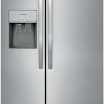 Frigidaire 25.6-cu ft Standard-Depth 36-in Wide Side-by-Side Refrigerator with Ice Maker ,Water and Ice Dispenser ( Fingerprint Resistant Stainless Steel ) ENERGY STAR Certified