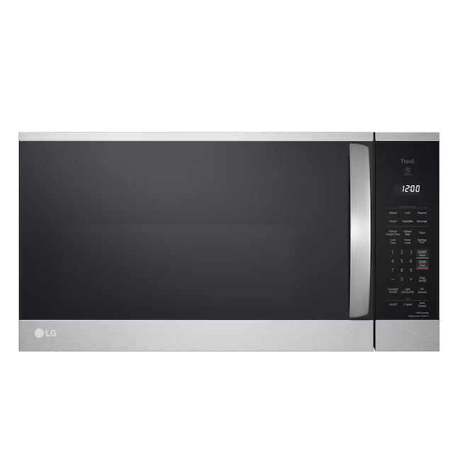 LG 1.8-cu ft 30-in Over-the-Range Microwave with Sensor Cooking (PrintProof Stainless Steel), MVEM1825F *JR2512, Retail: $499.00, FINAL PRICE: $ + TAX