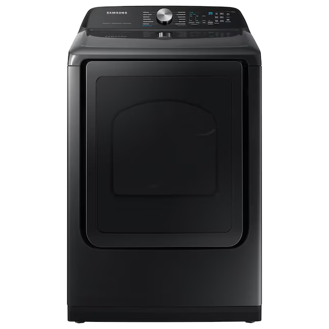 Samsung 7.4 cu. ft. Smart Electric Dryer with Steam Sanitize+ in Brushed Black, DVE52A5500V/A3, Retail: $1,049.00, Final Price: $499.00 + Tax