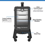 Pit Boss 4 Series Pro 1077-Sq. in Black Sand Pellet Smoker, PBV4PS2 10739 #2592760 *HD2507, Retail: $499.00, FINAL PRICE: $299.99 + TAX