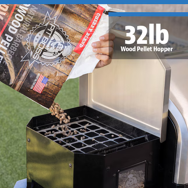 Pit Boss Pro 1600 Elite 1598-Sq. in Stainless Steel Pellet Grill with Smart Compatibility, PB1600PS2 *JR2509, Retail: $1,299.00, FINAL PRICE: $699.99 + TAX