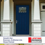 Therma-Tru Smooth Star Emerson Entry Door 36-in x 80-in x 4-9/16-in Fiberglass Left-hand inswing