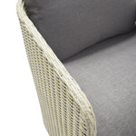 Origin 21 Venza 3 -Piece Wicker Patio Conversation Set with Dark Gray Cushions