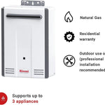 Rinnai Value Series Non-Condensing Residential 5.3-GPM 120,000 BTU Liquid Propane Outdoor Tan