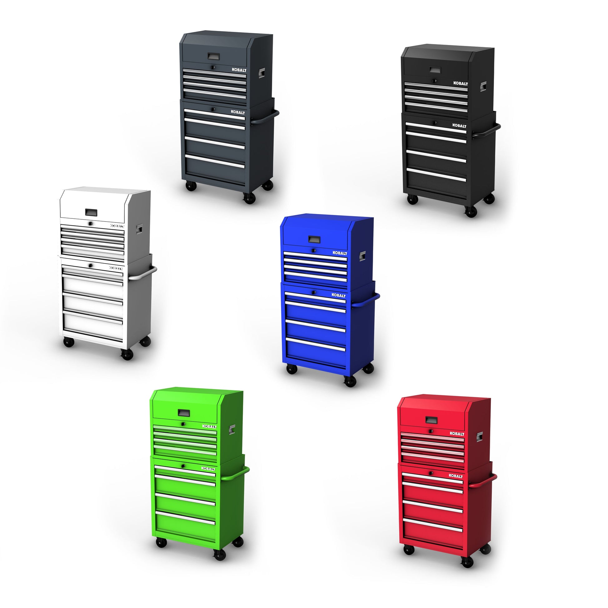 Kobalt 26-in W x 22-in H x 16-in D 4 -Drawer Steel Tool Chest ( Red )