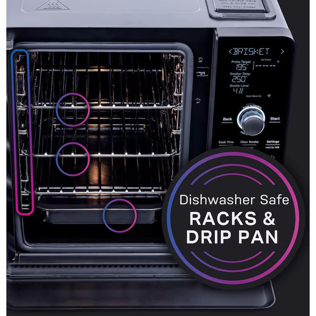 GE Profile Indoor 2.1 cu ft 293-Sq. in Black Smart Electric Smoker, P9SBAAS6VBB *HD2507, Retail: $999.00, FINAL PRICE: $459.99 + TAX