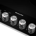 KitchenAid 36-in 5 burners Smooth surface Stainless steel Electric Cooktop, KCES556HSS, FINAL PRICE: $859.99 + TAX