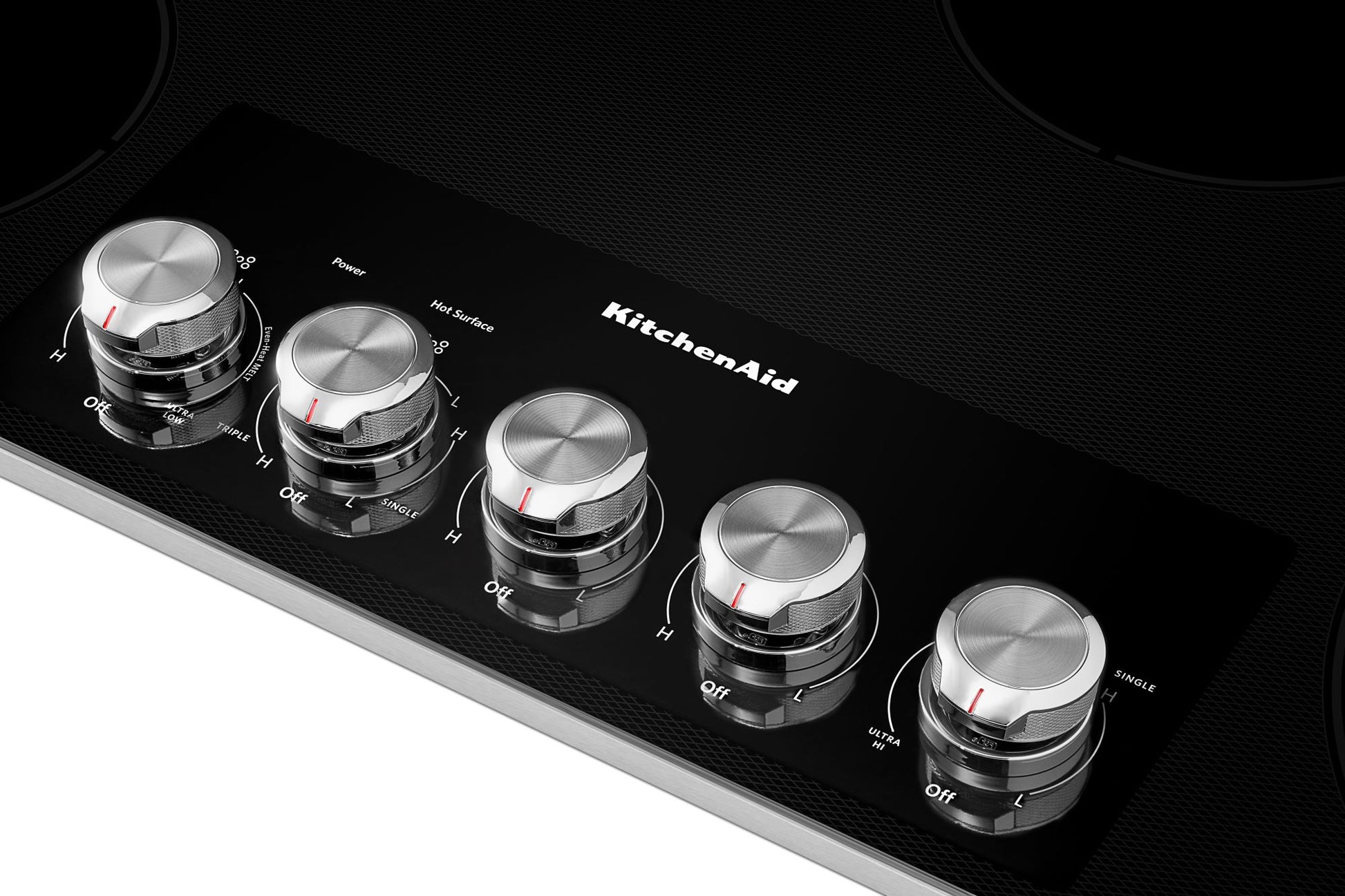 KitchenAid 36-in 5 burners Smooth surface Stainless steel Electric Cooktop, KCES556HSS, FINAL PRICE: $859.99 + TAX